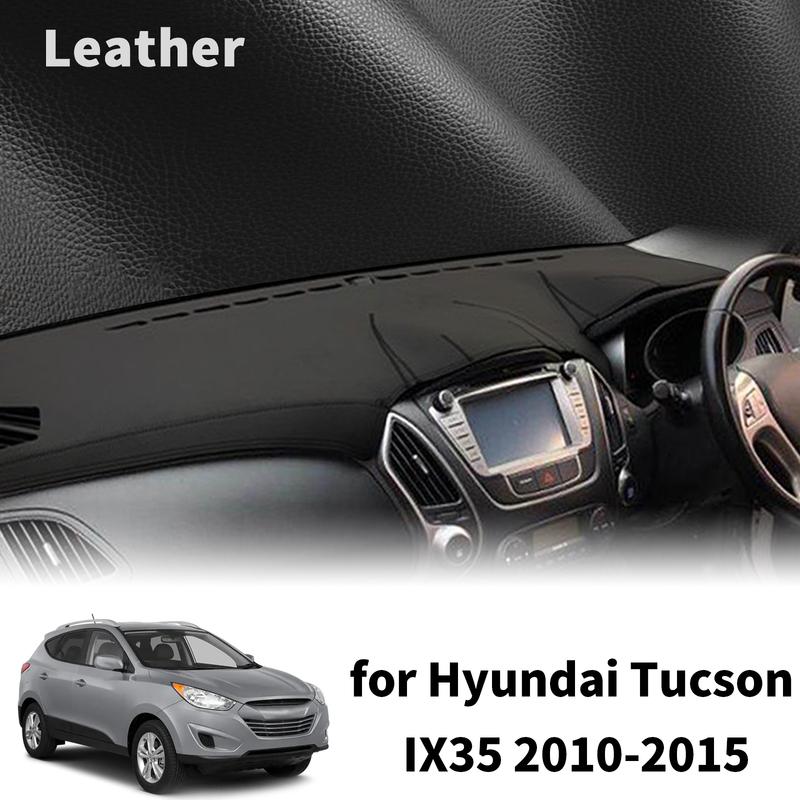 For Hyundai Tucson 2010-2015 IX35 LM High Quality Dashboard Cover Dashmat Sunshade Anti‑UV Protector Dash Mat Pad Accessories