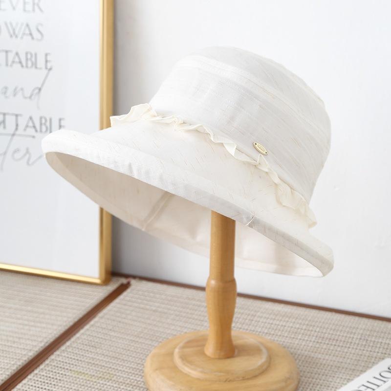 Sweet Floral Bucket Hat Women, Spring Summer Elegant Casual All-Match Packable Hat, Outdoor Visor Sunhat