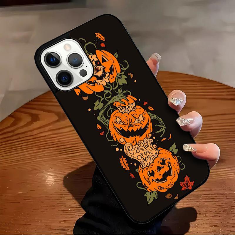 Halloween Pumpkin Spooky Phone Case For iPhone 17 Air 16 15 14 13 12 11 Pro Max Max Plus Bumper Case Cover