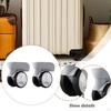 2 Pieces Luggage Replacement Wheels Repair Trolley Travel Case Easy To Install Suitcase Accessory