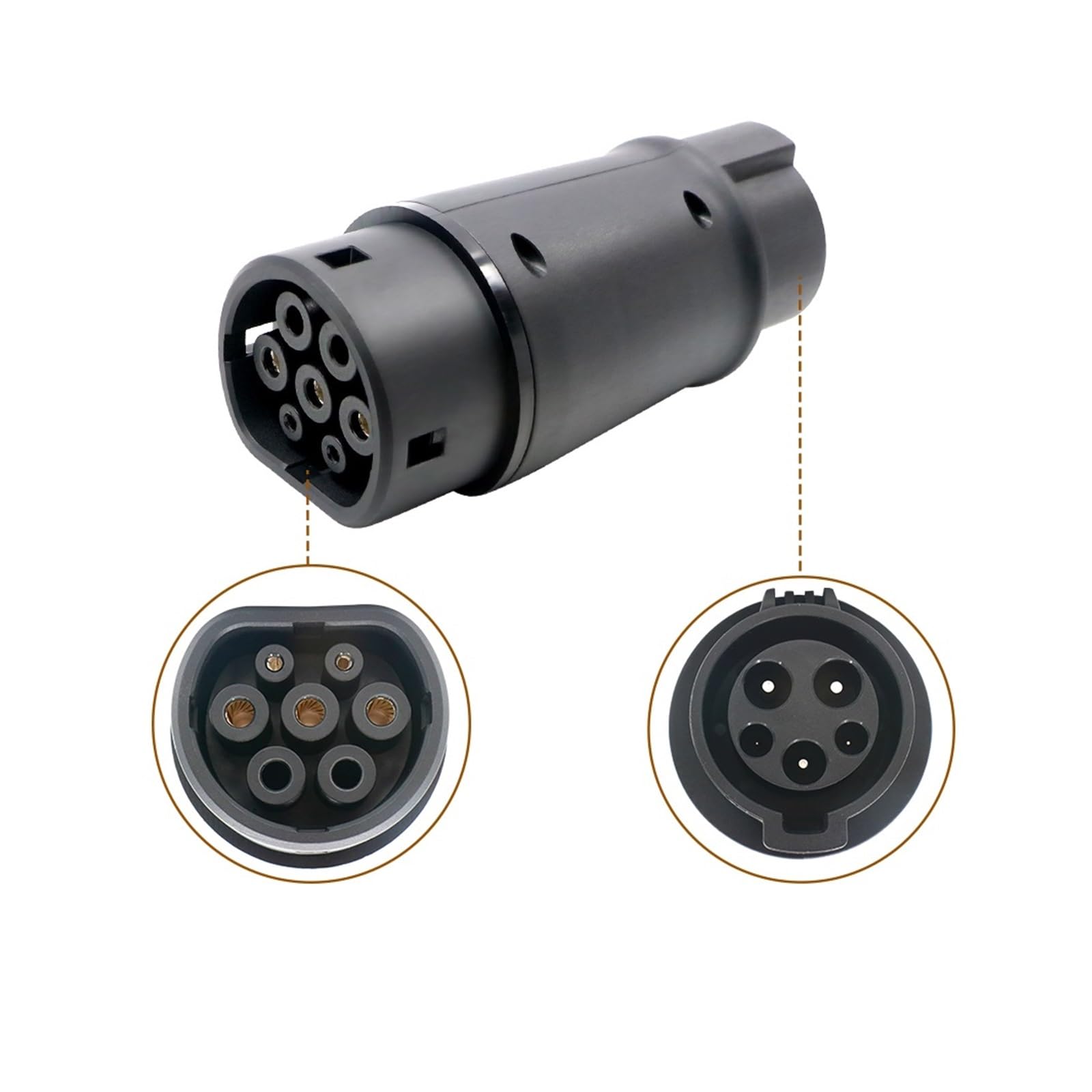 

ev Charger Cable Charger Adapter EVSE Connector Type 1 to Type 2 SAE J1772 One Size