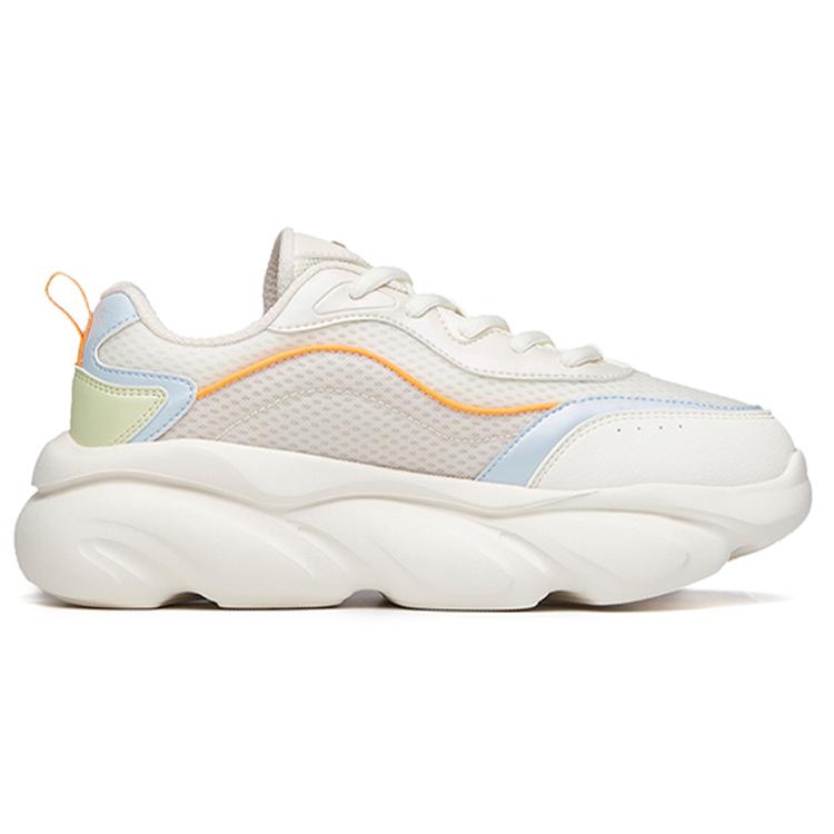 Anta Cat Paw Synthetic Leather Wear resistant And Lightweight Low top Chunky Sneakers Women's 922048894-11