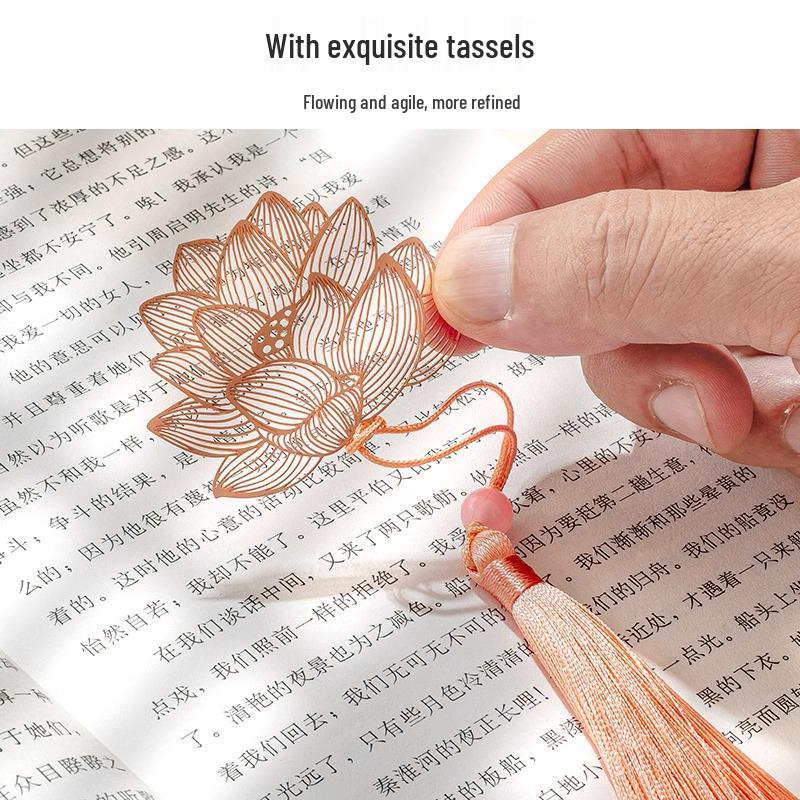 Antique Brass Palace Museum-Style Bookmarks – Classical Chinese Design