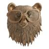 Bear Home Decor Exquisite Gift Animal Pendants Animal Head Ornament Bear Sculptures Crafts Ornament