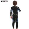 3mm Kids Wetsuit Full Body Long Sleeve Snorkeling Swimming Surfing UV Protection Jellyfish Safety