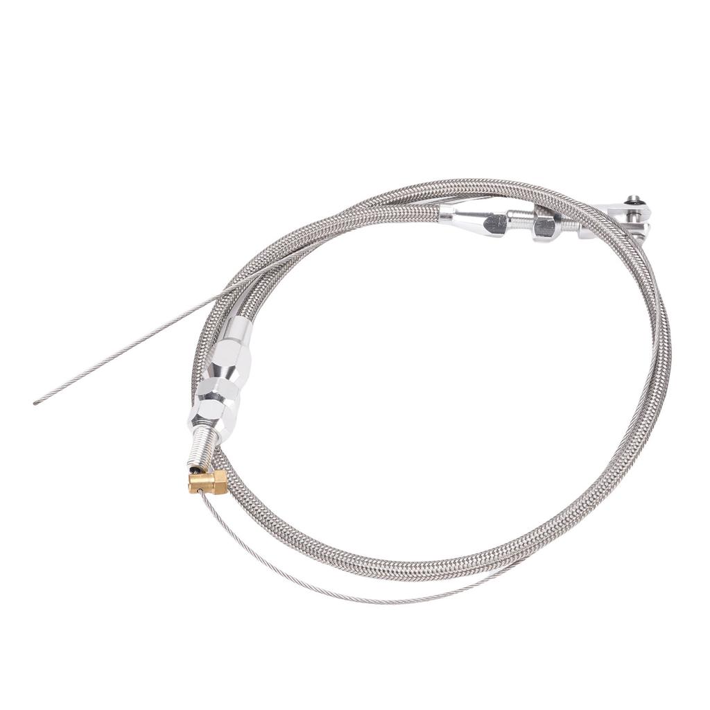 Throttle Cable Stainless Steel Adjustable High Strength Rustproof Universal Fit for Most Accelerator Pedals