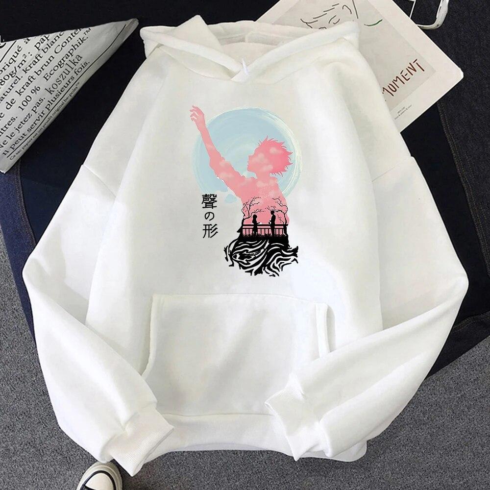 Anime A Silent Voice Hoodies Spring/Autumn Women/men Sweatshirt Koe No Katachi Hoodie Kawaii Clothing Unisex Sudaderas Warm Tops Unisex