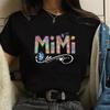 New Fashion Women's Mimi T-shirt Funny Butterfly Pattern Harajuku Shirt Summer Cool Women's T-shirt Shirt