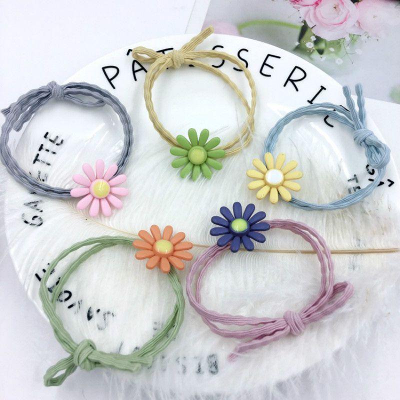 Beautiful Ins Women Daisy Hair Rope Headband With High-elastic Korean Rubber Band