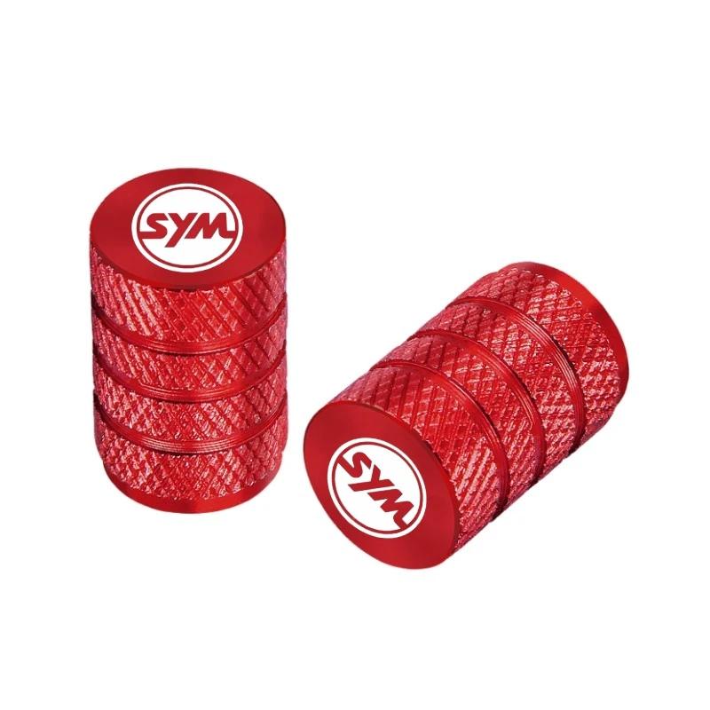 6 Colors Wheel Tyre Valve Cover Caps Stem Plug Accessories For SYM Maxsym 400I 600I TL500 TL508 Jetx Jet X 125 150 Fiddle 2 3 4