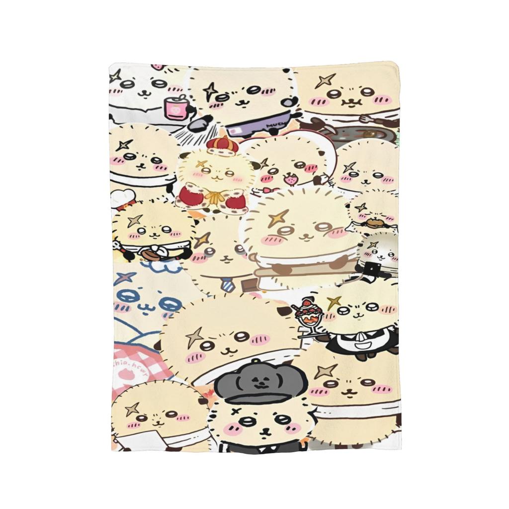 New Rakko Chiikawas cartoon Blankets Lightweight Thin Flannel Relax Throw Blanket Machine Washable