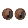 Self-adhesive Solid Wooden Hook Walnut Key Decorative Towel Holder Hook Door Hanger Wall Coat Rack Kitchen Bathroom Organizer