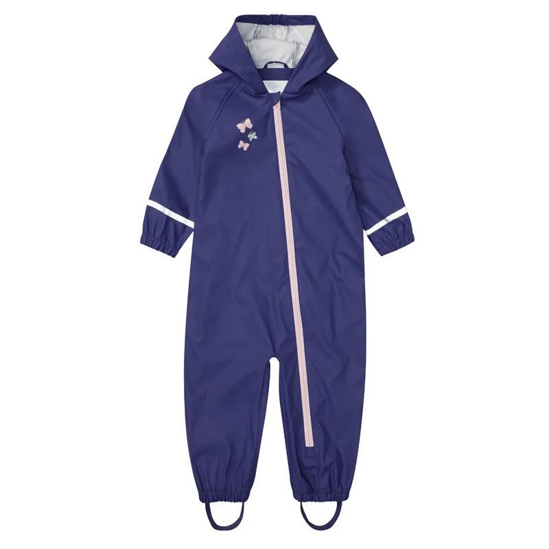 Kinder Ganzkörper-Regenanzug: All-in-One Wasserdichtes Poncho für Jungen und Mädchen - Perfekt für Schule und Outdoor-Spiel