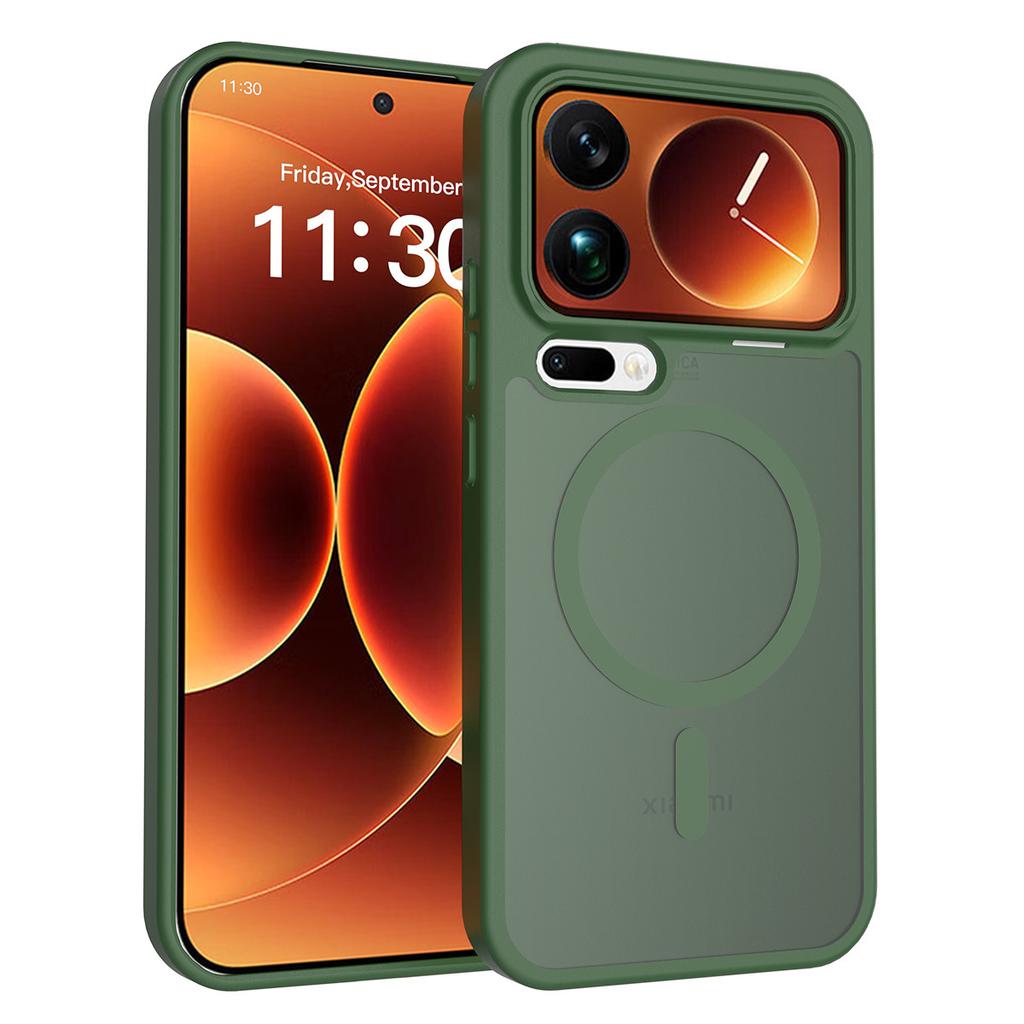 Etui na nowy telefon komórkowy Xiaomi17 z matową powłoką i magnetycznym mocowaniem do Xiaomi17promax, odporne na upadki, półprzezroczyste etui ochronne