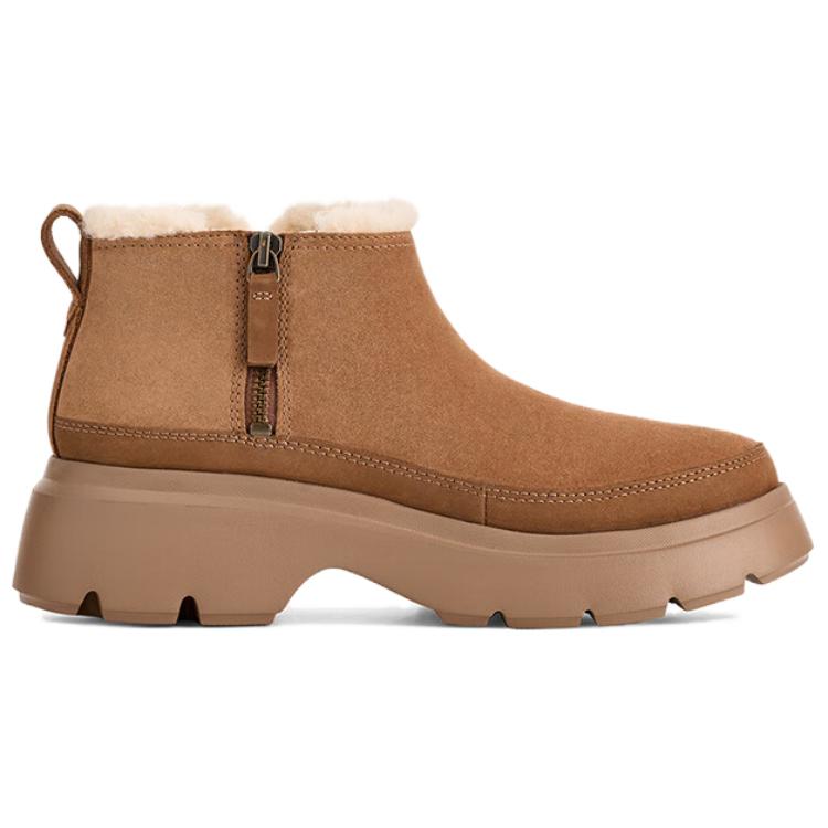 UGG Calimuze Ultra Mini Slip On Comfortable Fashion Snow Boots Women boots Brown 1174495-CHE