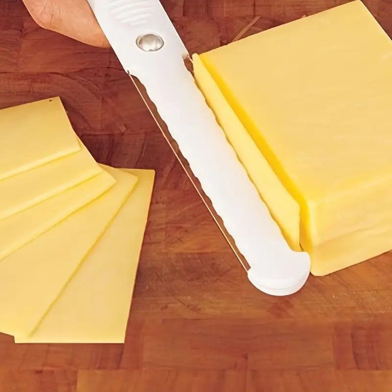 Cheese Butter Slicer Peeler Cutter Tool Wire Thick Hard Soft Handle Plastic Cheese Knife Cooking Baking Tools