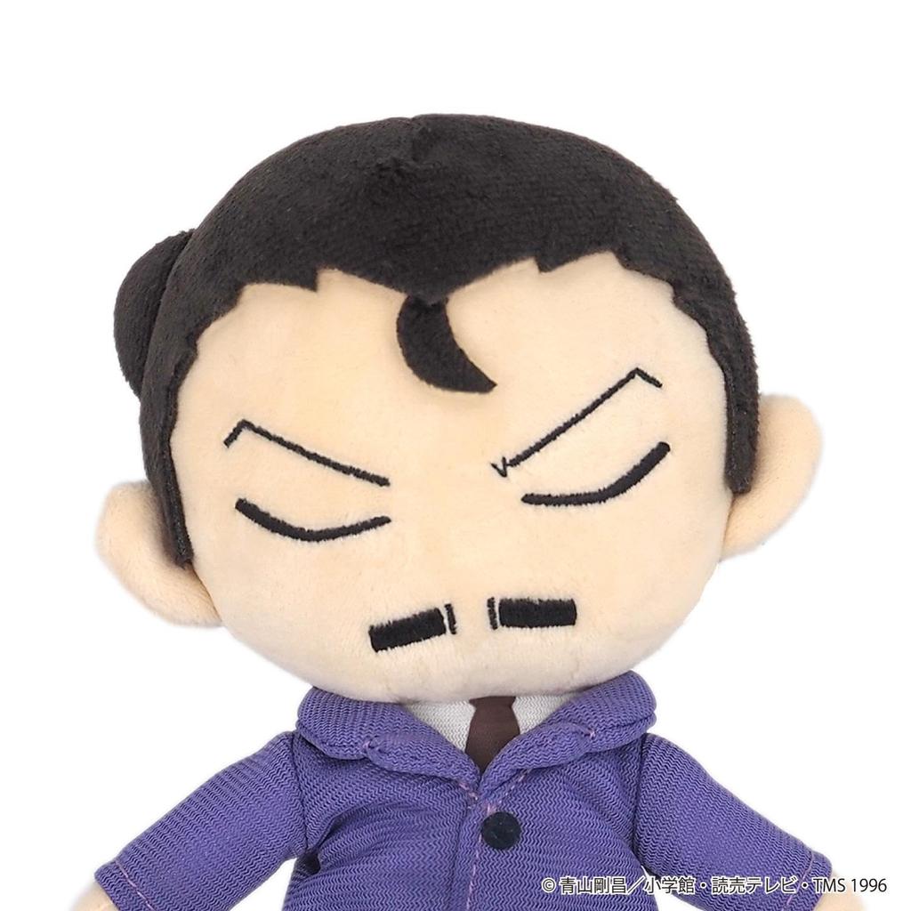 Sanei Boeki Detective Conan Fluffy Friends Sleeping Kogoro W11 x D8 x H20cm Plush Toy FCN06 (S)