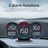 G17 Car HUD GPS+Beidou Chip Head Up Display LCD Speedometer Slope Meter Driving Distance Compass Overspeed Alarm For All Cars