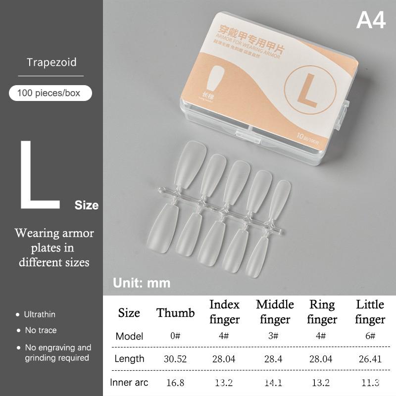 100Pcs/Box Matte Fake Nails No Polishing Press On False Nails Medium Short Design High Matt Soft Gel Nail Tips For Extension