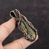 Unakite Pendant Copper Wire Wrapped Jewelry Gemstone Pendant Handmade Unakite Jewelry Copper Wire Pendants Designer Jewelry Gift For Bridal