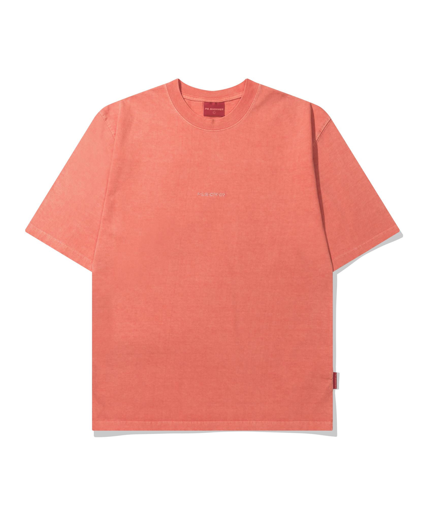 Ps Shopper Pigment Back Cut Short Sleeve [Orange] M