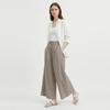 Shop   Women Waistband Summer Rustle Skirt Pants Light Brown Pic Wpt 21323