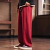 Hochwertige amerikanische trendige Marke Design lässige Hosen mit Fall für Herren, neue Herbst lockere gerade geschnittene Wide-Leg Herren-Jogginghosen