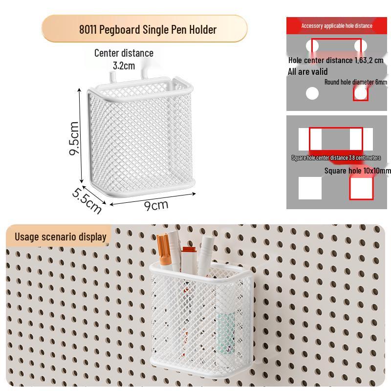 Stainless Steel Pegboard Hooks for Supermarket Shelves and Perforated Walls