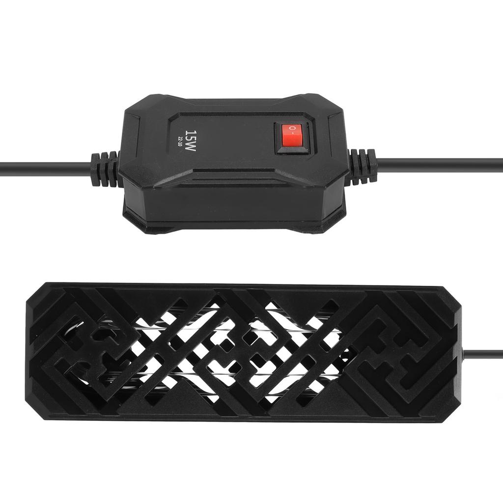Lampada UV per Acquario Tubo Doppio di Quarzo Sigillato Sicuro Purificazione Rapida dell'Acqua Lampada Pulente per Acquario