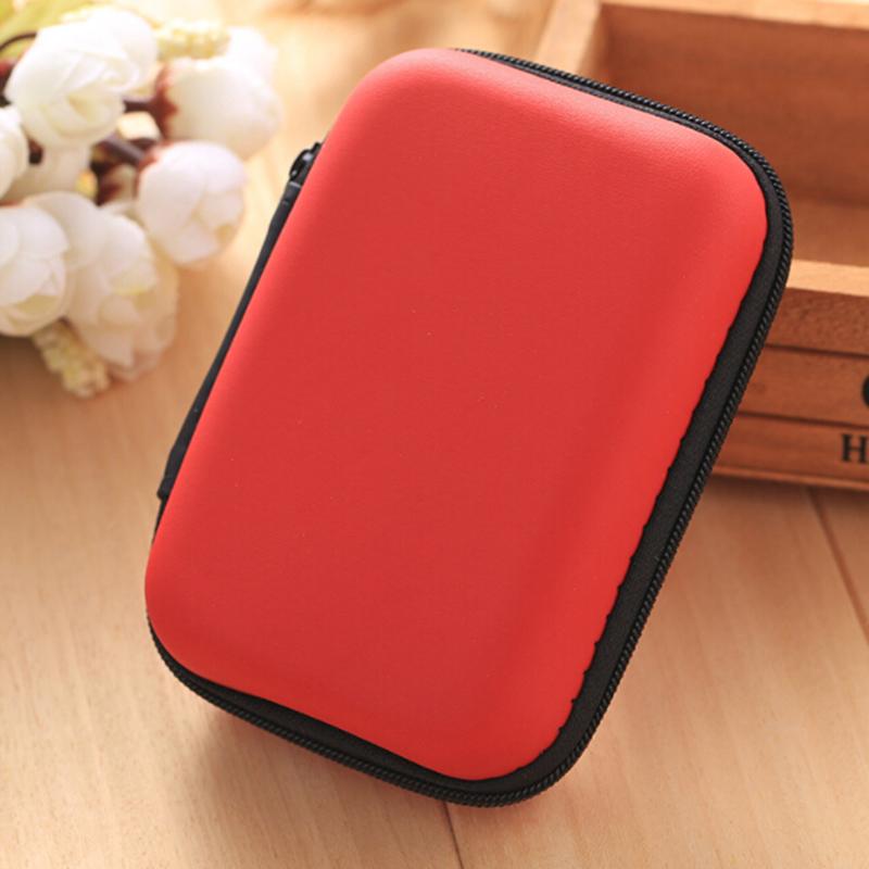 Compact Travel Organizer for Digital Accessories and Travel Essentials красный