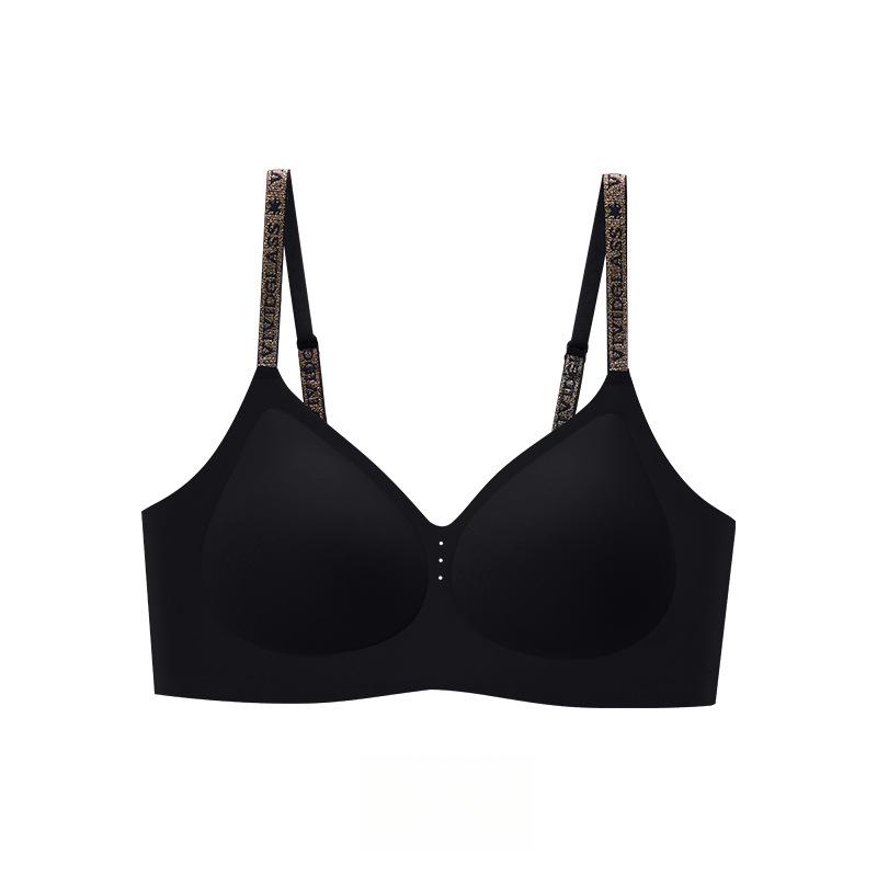 Seamless Lingerie for Women's Summer Thin and Compact Bra Breast Retraction Anti-sagging and Comfortable Bra Push Up Bra