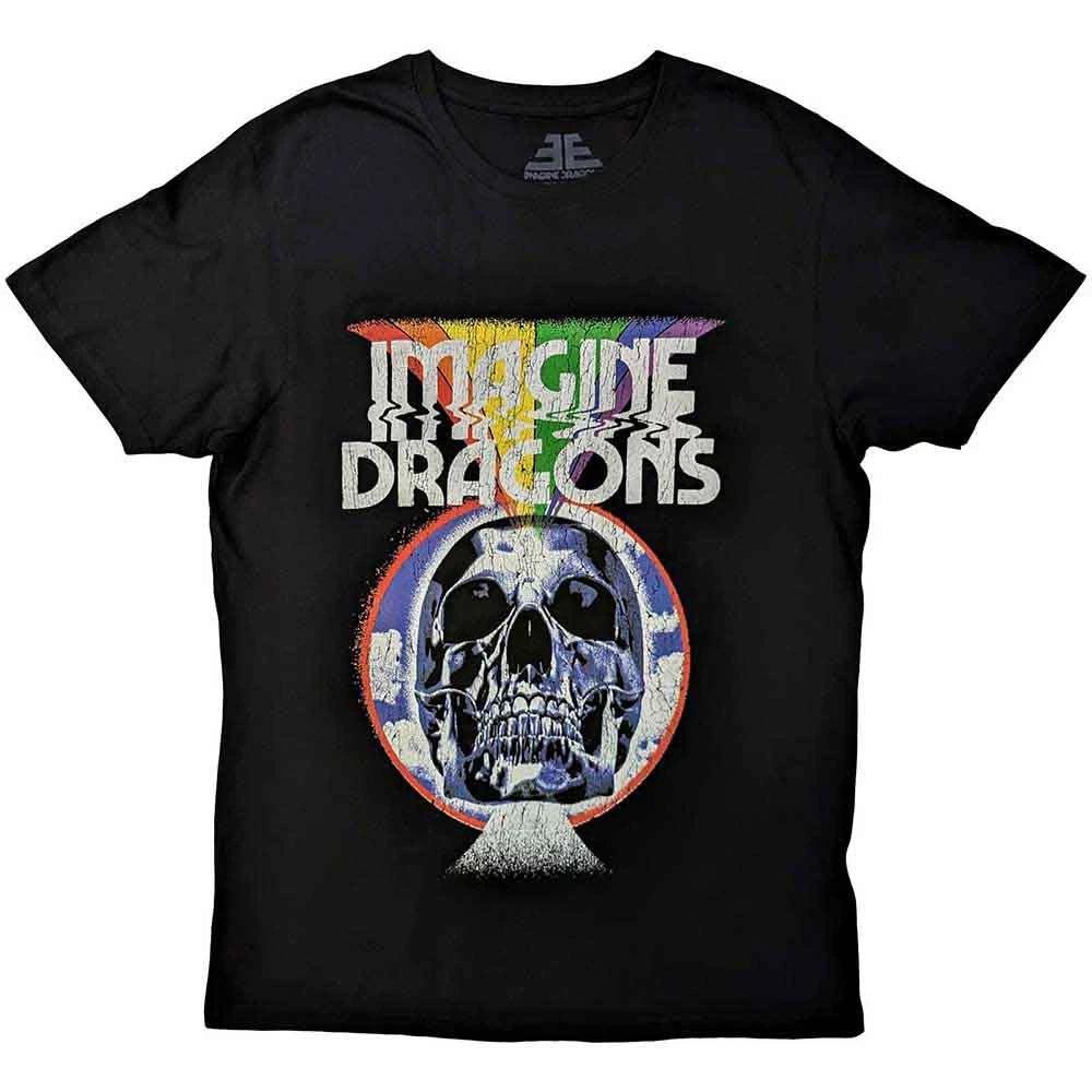 Men's Imagine Dragons Skull T-shirt X-Large Black