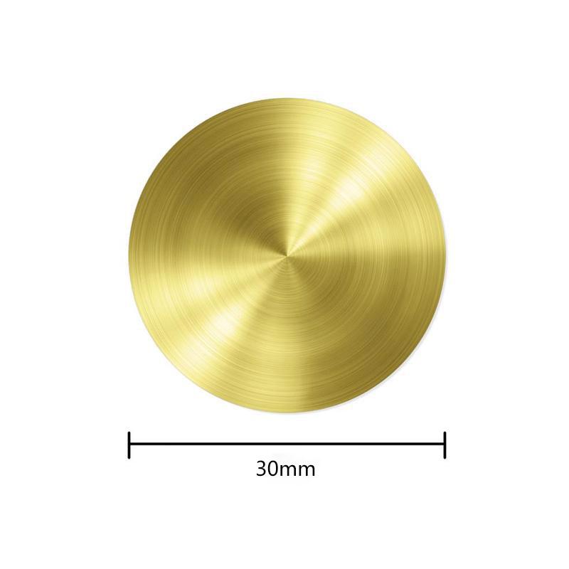 Blank Wax Seal Fire Lacquer Seal Copper Head Round Heart Shape Sealing Wax Stamps for Scrapbooking Invitation Greeting Card Seal