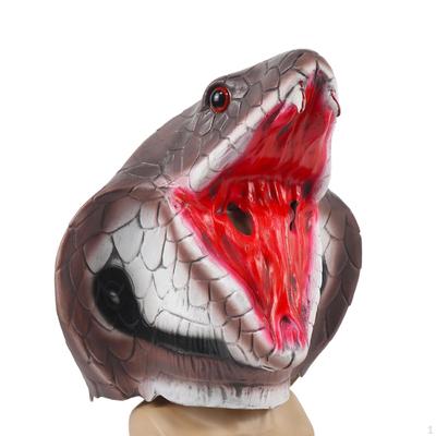 Creepy Snake Costume Mask Halloween Party Novelty Latex for