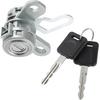 Upgraded Aluminum Alloy Tailgate Lock Cylinder with Keys for Nissan Frontier 2005-2021 Rear Trunk Liftgate Door Lock Cylinder Set Replace