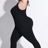 Plus size Gym Jumpsuit Dámský fitness oblek Sportovní kombinéza pro ženu Tepláková souprava Oblečení na jógu Elastická Velká velikost Cvičební sportovní oblečení