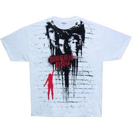 T-shirt Green Day Graffiti Red Tag American Idiot XL M