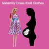 11.5in/30cm Sets/Pack Doll Clothes Maternity Dresses Female Pregnant Clothing Accessories Handmade Fashion Toys Dressing 4 Kid Friendly Entertaining
