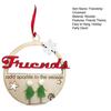 Friends Sea Glass Decoration Handmade Wooden Xmas Tree Friendship Seaglass