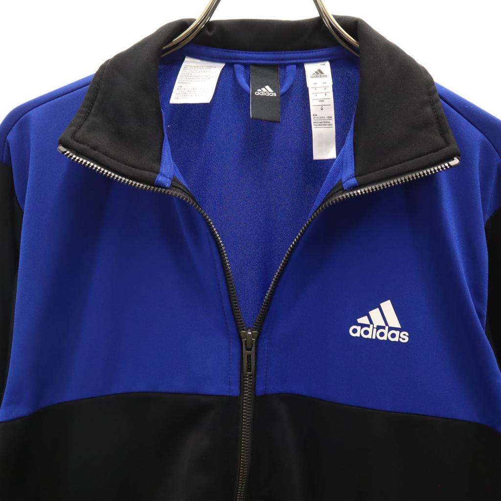 adidas Track jacket M black Jersey Men's Used