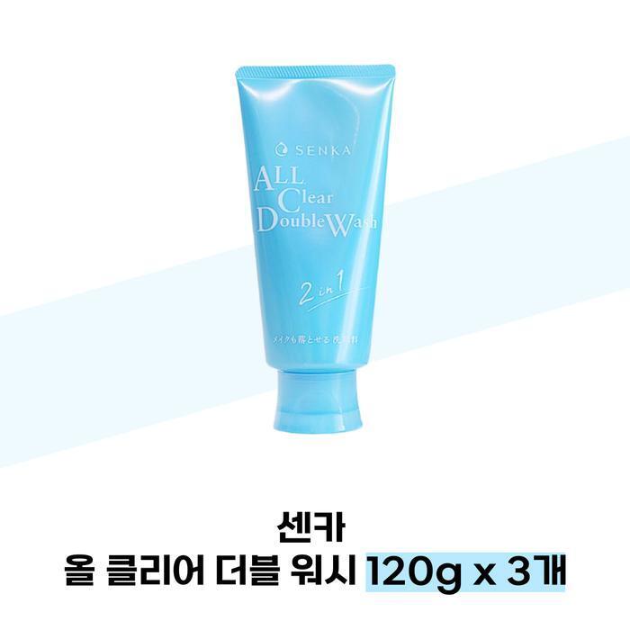

Senka All Clear Double Wash 120g x 3 (38027630)
