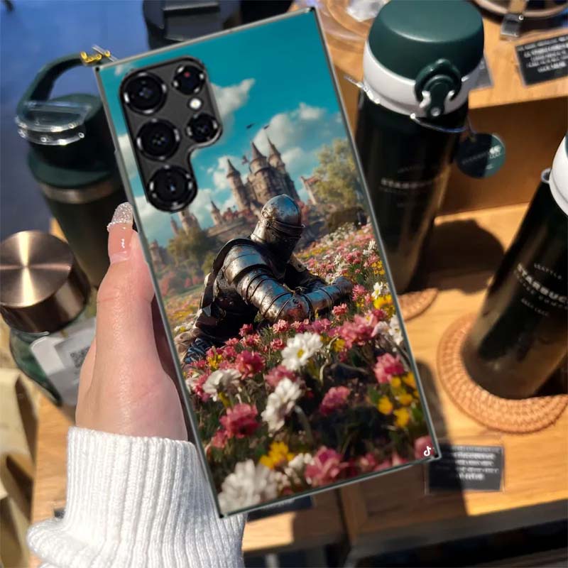 Flower Knight of the Light Cases Phone Case for Samsung Galaxy S26 Ultra S25 Edge S24 S23 FE S21 Plus S20 S22 S10 Cover TPU Capa
