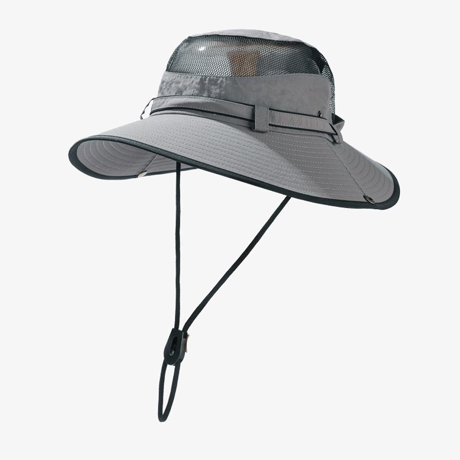 Chapéu de sol ao ar livre de secagem rápida à prova d'água Chapéu de montanhismo anti-ultravioleta masculino Chapéu de pescador com protetor solar feminino