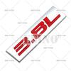 Styling Auto Emblema Adesivo 3D Metallo Cromo Lega di Zinco 3.0L 3.2L 3.5L 3.6L 3.7L 3.8L Accessorio Badge per Carrozzeria, Cofano, Parafango