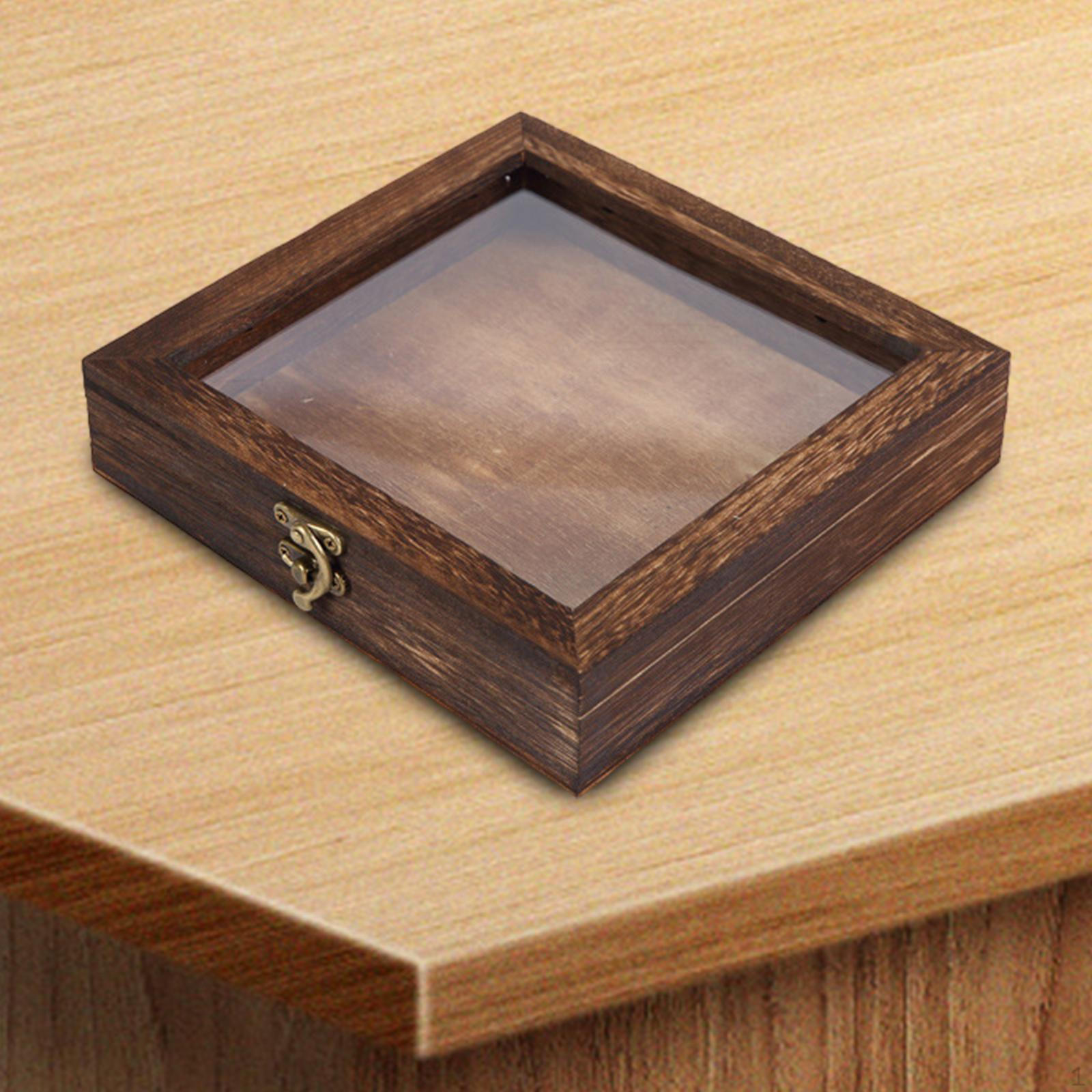 

Коробка для хранения ювелирных изделий с прозрачной крышкой для небольших коллекций 20cmx20cmx4.5cm