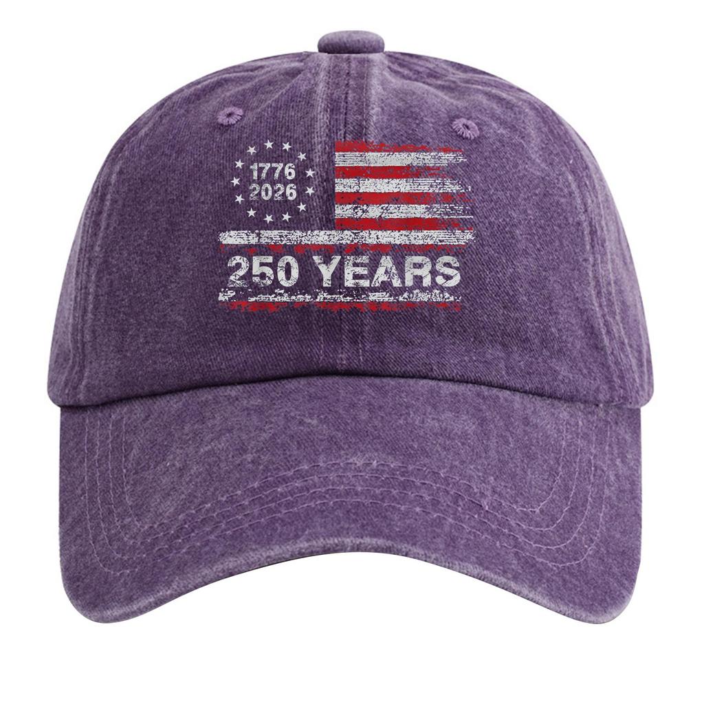 American Anniversary Commemorative Hat Printed Baseball Hat