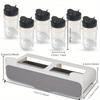 Household Seasoning Bottle Storage Rack Kitchen Hanging Seasoning Can Storage Rack Seasoning Box Household Non Perforated