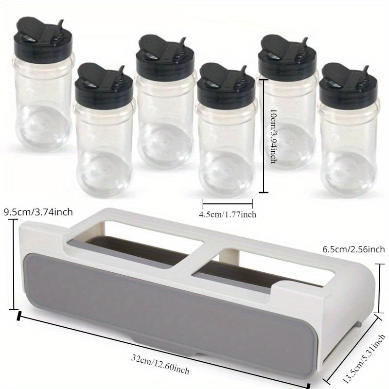 Household Seasoning Bottle Storage Rack Kitchen Hanging Seasoning Can Storage Rack Seasoning Box Household Non Perforated