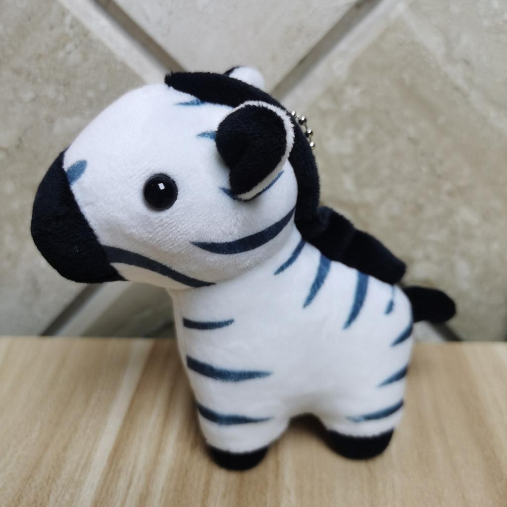 Animal Pony Donkey Plush Toy, Small Doll Giraffe Zebra Doll Pendant Doll Gift