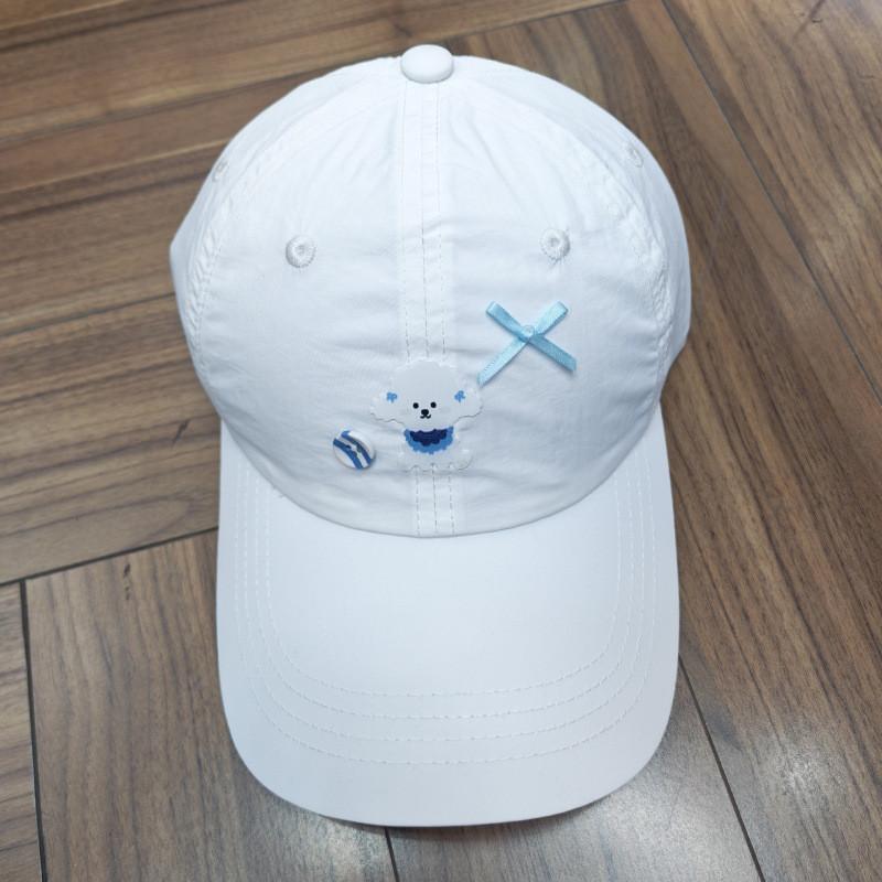 Cute Dog Pattern Baseball Cap With Breathable Polyester Material For Summer Sun Protection